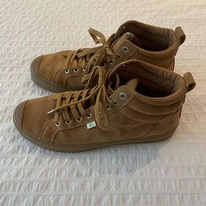 Cariuma OCA High All Camel Suede Sneakers Unisex Men Size 10/Women Size 11.5